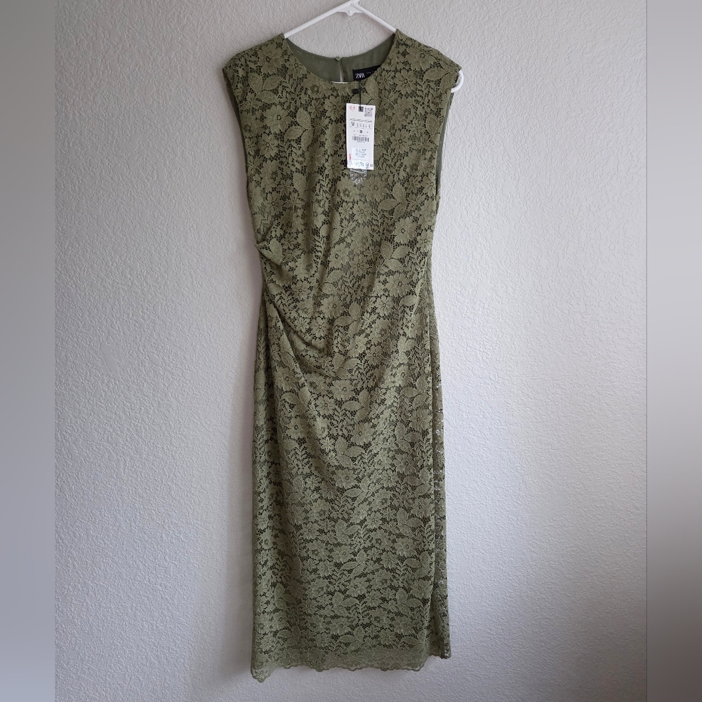 New Zara lace midi dress